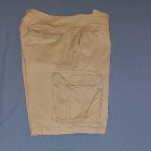 Vintage Faded Glory Men's Beige Cargo Shorts